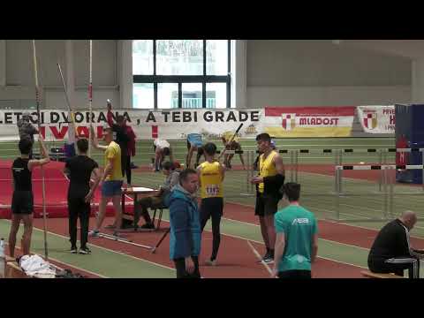 SEDMOBOJ 60m prepone SENIORI [M], 2 skupine - Dvoransko PH u višebojima 2023