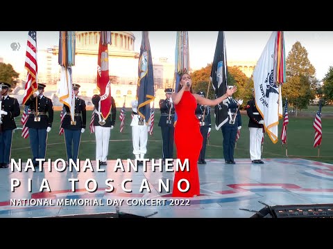 National Anthem - Pia Toscano - National Memorial Day Concert 2022