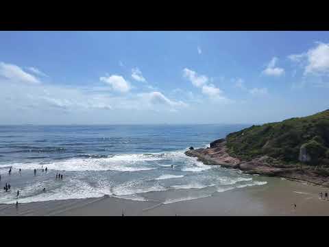 Praias de São Francisco do Sul visto de cima