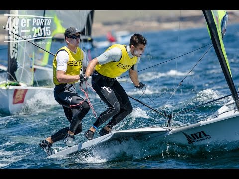 49er Sailing LIVE Replay  - 2015 Euros Day 7 - 49er Final