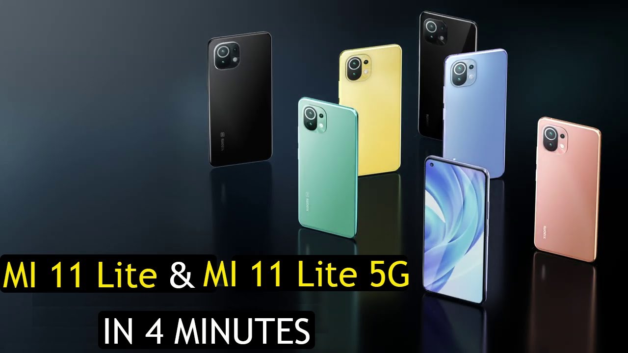 Xiaomi MI 11 Lite & MI 11 Lite 5G Launch Event in Just 4 minutes