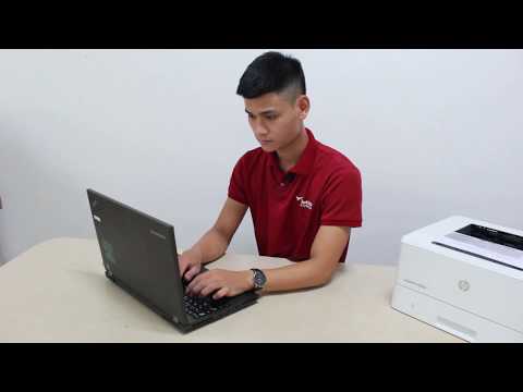 Hướng dẫn cài đặt kết nối mạng máy in HP M404dn