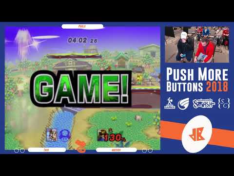 Tavi (Mario) vs musigh (Falcon) - Push More Buttons 2018 PM Pools