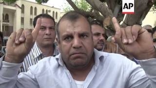 Funeral of four Coptic Christians killed in weekend clashes with Muslims