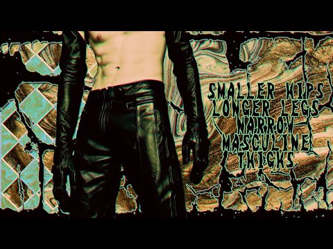 Smaller Hips + Longer Legs + Butt Lift + Masculine Thighs & Burn Fat Subliminal