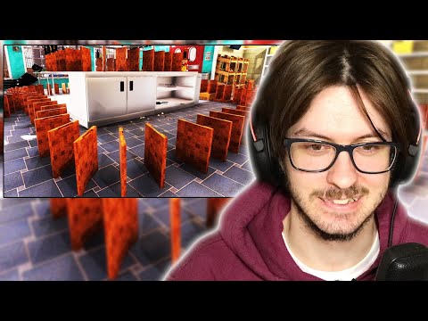 Daxellz Reacts to LetsGameItOut I Turned My Kitchen into an Insane Domino Maze - Cooking Simulator