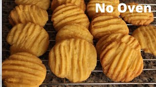 3-Ingredient Cookies Without Oven | Cookies/Biscuit Recipe