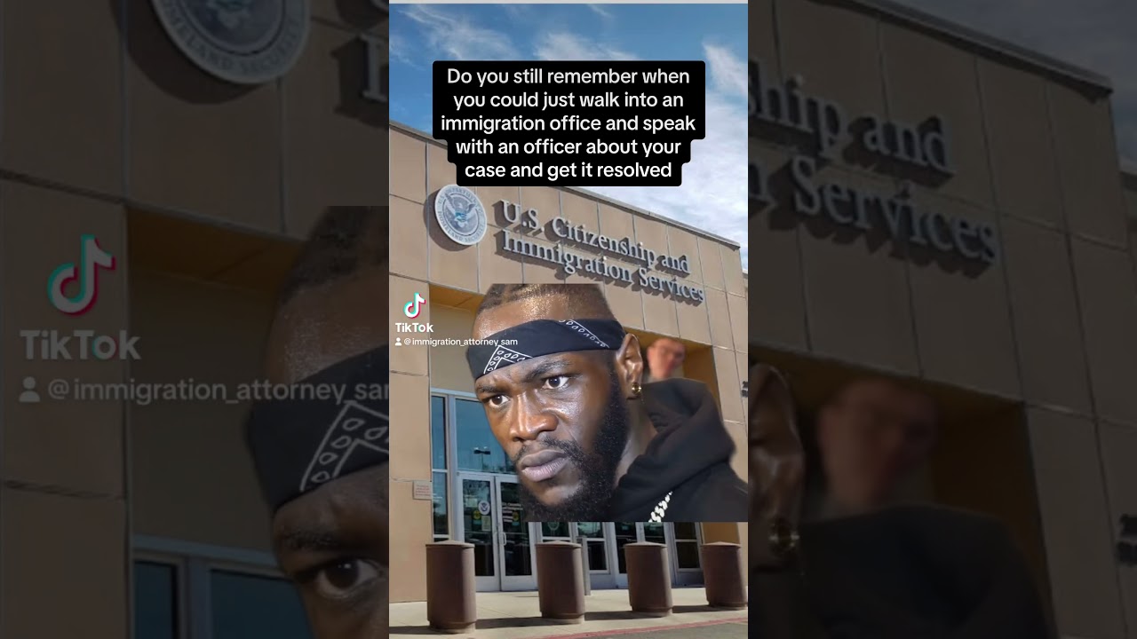 It used to be so easy to speak with an immigration officer about your case! #immigration #uscis