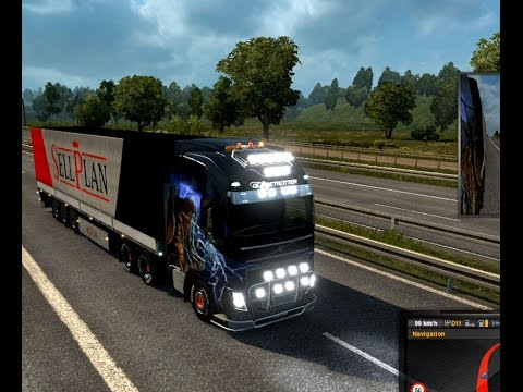 Let's Play ETS2 - Rostock nach Kristiansand 623km VOLVO FH Globetrotter XL