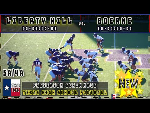 Liberty Hill vs Boerne Football | [FULL GAME]