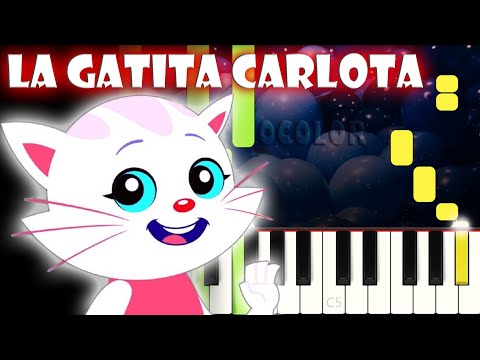 La Gatita Carlota | Piano Cover | Tutorial | Karaoke