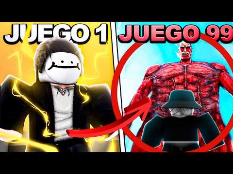 Jugue todos los juegos de Attack on Titan Roblox...