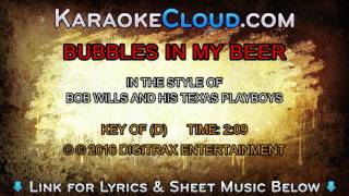 Bob Wills & His Texas Playboys - Bubbles In My Beer (Backing Track)