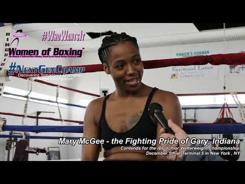 Mary McGee Primed to Take on Ana Laura Esteche on December 5 for IBF 140 lb Title