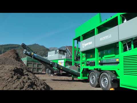 Komptech Stonefex 3000 Stone Separator Cleaning Woody Biomass