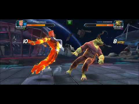 Torch vs R4 Rintrah war boss #marvelcontestofchampions #mcoc