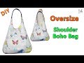 DIY OVERSIZE SHOULDER BOHO BAG BOHO BAG DIY BAG SHOULDER BAG BAG MAKING TUTORIAL