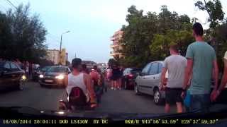 Costinesti   trafic fara reguli de circulatie, fara bun simt ROMANIA