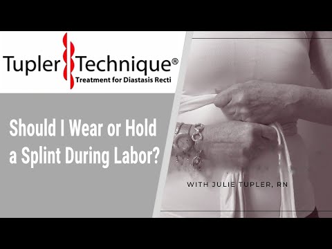 Should I Wear or Hold a Splint During Labor?