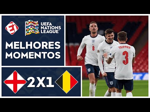 Gols e lances de Inglaterra x Bélgica