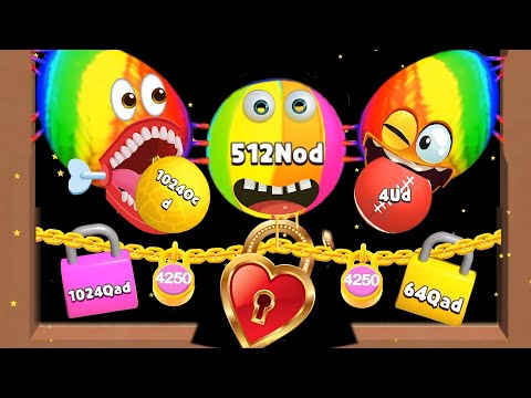 Blob Merge 3d - jelly 2048 🆚 merge Cubes 2048 balls Game | ASMR Merge Gameplay part 50