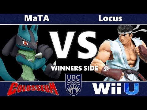 UBC Colosseum: WR4 - MaTA (Lucario) vs UBC|Locus (Ryu)