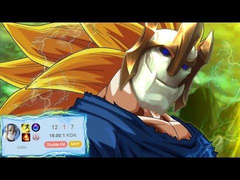 This is SUPER GALIO in the FREE ELO GOD-FORM 🔥 Broken? BEYOND THAT 🔥 LoL Galio Season 10 Gameplay