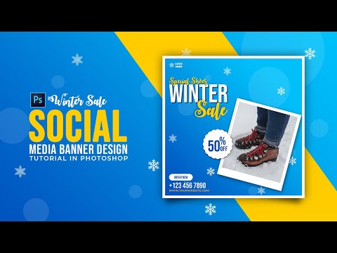 How to Design Furniture Social Media Banner Adobe Photoshop Tutorial Speed Art Grafix Mentor