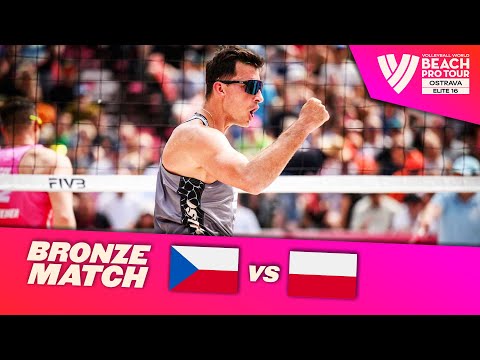 Perusic/Schweiner vs. Bryl/Łosiak - Bronze Match Highlights | Ostrava 2025 #BeachProTour