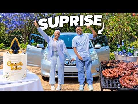 SURPRISE CAR CELEBRATION PARTY FOR HIM🎉🍾❤️‼️
