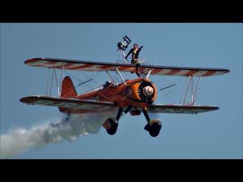 Breitling Wingwalkers at Eastbourne air show 2016