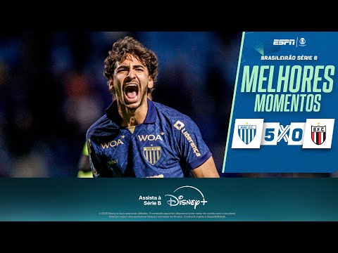 AVAÍ DÁ SHOW E GOLEIA O BOTAFOGO-SP POR 5 A 0 EM CASA NA SÉRIE B | Melhores Momentos