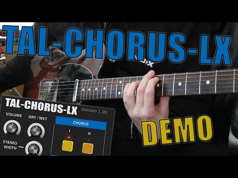 TAL - Chorus-LX - Guitar Demo (Free Plugin!)