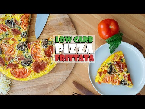 Low Carb Pizza Frittata | Great for Meal Prep!
