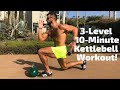 🔥10-Minute Kettlebell Workout | BJ Gaddour MetCon Fat Loss Men's Health