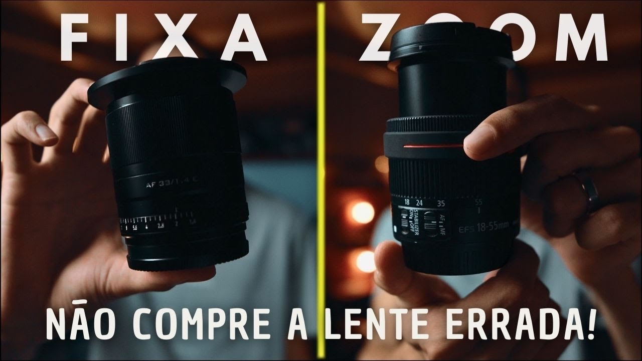 Lente Fixa ou Zoom? A Escolha Certa para Trabalhar como Filmmaker!