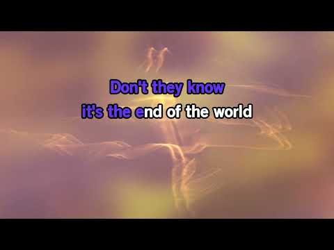 The Carpenters - The End Of The World [Karaoke Version]
