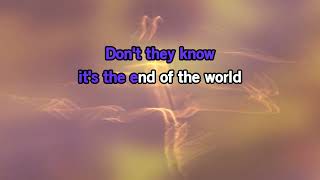 The Carpenters - The End Of The World [Karaoke Version]