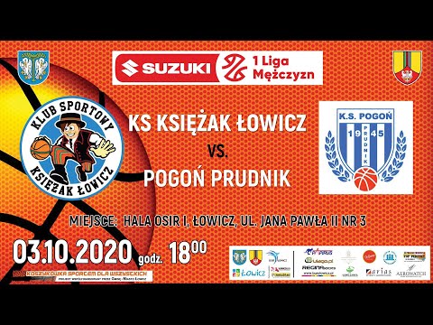 2020.10.03 godzina 18.00 -  KS Księżak Łowicz - Pogoń Prudnik