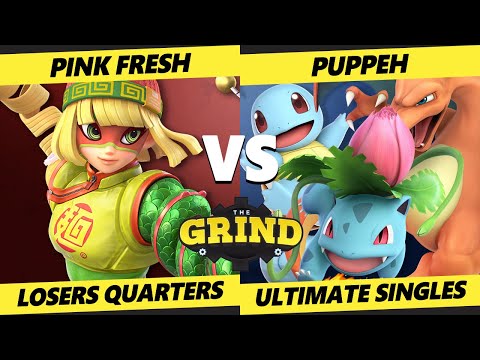 The Grind 142 Losers Quarters - Pink Fresh (Min Min) Vs. Puppeh (Pokemon Trainer) Smash Ultimate