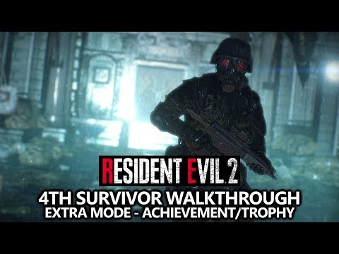 Resident Evil 2 - 4th Survivor Walkthrough - Grim Reaper Achievement/Trophy Guide - Extra Mode