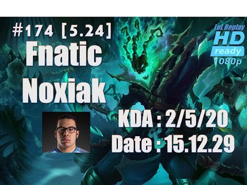 15.12.29 LCS EU Fnatic Noxiak Bot Lane Support Thresh(vs Trundle) Hardcarry[1080p]#174