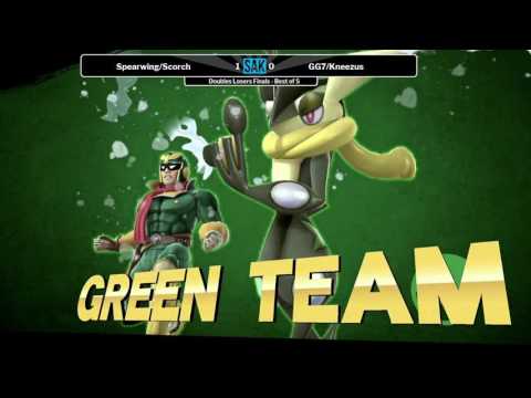 Sweaty Saturday Doubles Losers Finals - Spearwing/Scorch (Blue) vs GG7/Kneezus (Green)