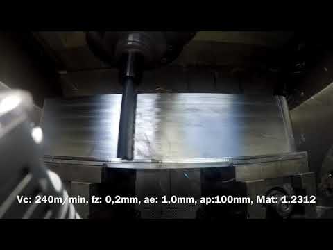 Steel-Line: Trochoidales Fräsen HARVI II 5xD KENNAMETAL (TCDE)