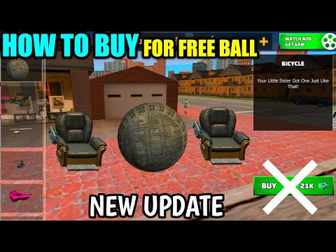 How To Buy Car Ball Car For Free In Rope Hero Vice Town Game || New Update || Gammer Pandey