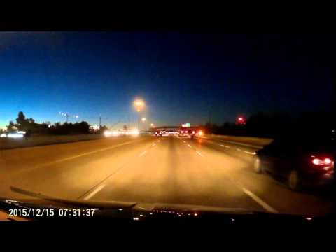 Geminid Meteor Shower, I-45 S, 2015-12-15, Dashcam