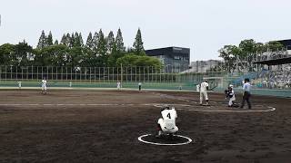 武庫荘総合vs星陵　谷添君のピッチングと試合終了の瞬間【2019夏】