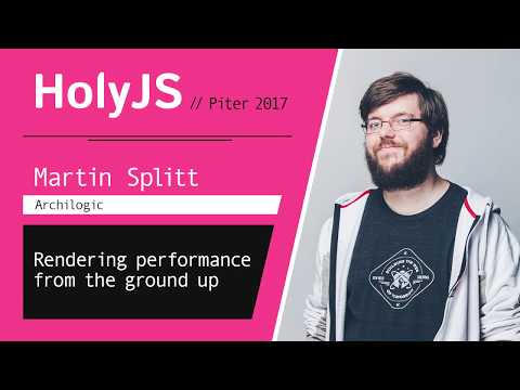 Martin Splitt — Rendering performance from the ground up