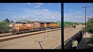 Union Pacific EMP Container Train Heading Through AZ Today