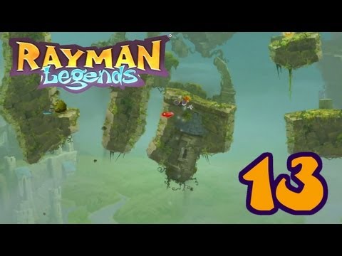 Rayman Legends Playthrough Part 13: Toad Story - Castle In The Clouds